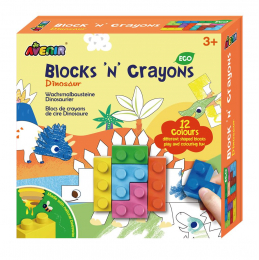 Crayons de cire Blocks Dinosaures Avenir