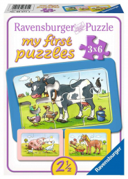 Puzzle 3x6 Les bons amis Ravensburger