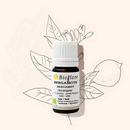 Huile essentielle de bergamote BIO sans bergatène 5 ml Bioflore