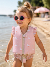 Gilet bouée Swim Jacket Goose Pink 2-4 ans – JeP Kids