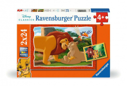 Puzzles 2x24 pièces - L'histoire de la vie - Le roi lion Disney Ravensburger
