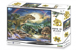 Puzzle 3D Tyrannosaure 100 pièces