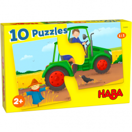 10 Puzzles à la Ferme HABA