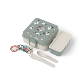 Snacky vert Raccoon – Lunch box snack enfant / sandwich Monbento