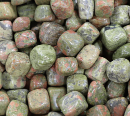 Pierre roulée Unakite 15gr à 20gr