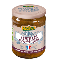 Danival Lentilles aux légumes bio 525g