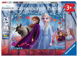 Puzzles 2x12 p Voyage vers l'inconnu - Disney La Reine des Neiges 2 Ravensburger