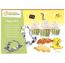 Happy Cakes - Recettes et accessoires Emporte pieces Dinosaures Avenue Mandarine