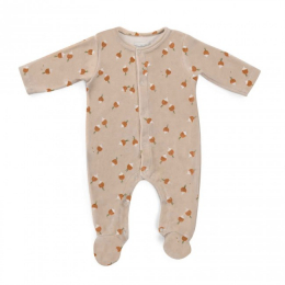 Pyjama 1m velours radis Trois petits lapins Moulin Roty