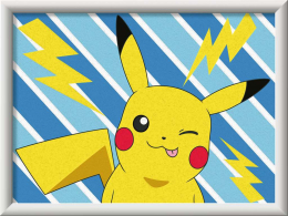 CréArt Cheeky Pikachu Pokemon Peinture par numéro Ravensburger