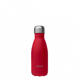 Bouteille Isotherme - 260ml - Granite rouge - Qwetch