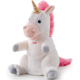 Marionnette licorne en peluche 30 x 17 x 17 cm - Trudi