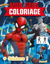 Marvel Spider-Man - Mon gros coloriage + stickers ! Hemma