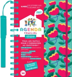 Agenda familial Mémoniak, sept. 2026 à déc. 2027 - Editions 365