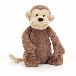 Doudou Peluche Bashful Monkey Small 27cm Jellycat