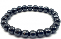 Bracelet Hematite perles 8mm
