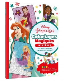 Coloriages magiques Princesses Mystères Disney Hachette jeunesse
