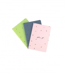 Pack de 3 carnets Lovely M Tractiman