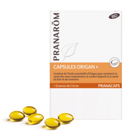 Origan + BIO - Antibiotique naturel - Capsules Pranarom