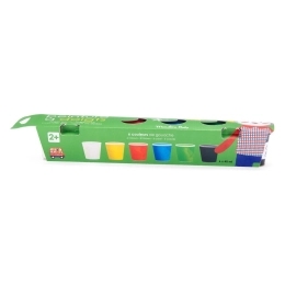 6 petits pots de peinture à doigts Les Popipop Moulin Roty