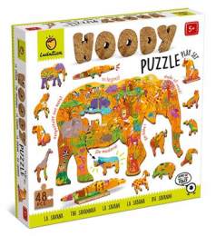 Woody puzzle Savanne LUDATTICA
