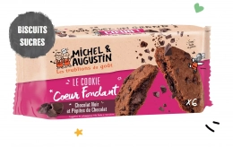 Cookie Coeur Fondant Tout chocolat 180g Michel et Augustin