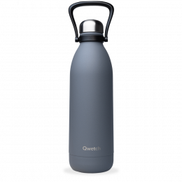 Bouteille Isotherme - 1,5L - Granite gris - Qwetch