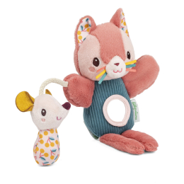 Peluche marionnette à doigts Jeanne le chat Lilliputiens