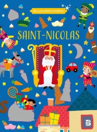 Saint-Nicolas Mes autocollants scintillants Ballon