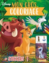Disney - Mon gros coloriage + stickers ! Hemma