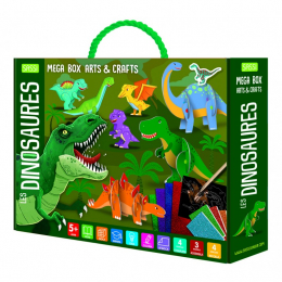 Les dinosaures - Mega box Arts & Crafts Sassi