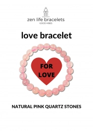 Bracelet de pierres Quartz rose Zen Life bracelets