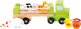 Tracteur transport d'animaux en bois Smallfoot