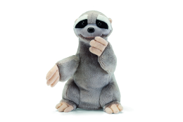 Marionnette paresseux en peluche 23 x 18 x 29 cm - Trudi