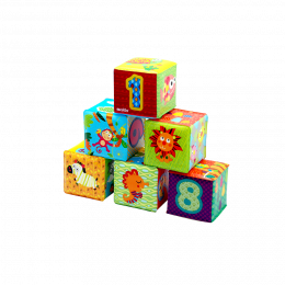 Set de 6 cubes soft pour bain - Escabbo