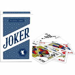 Jeu de cartes Bleu Joker - Faces Francaises