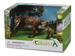Coffret figurines dinosaures Tyrannosaure avec bébé Collecta