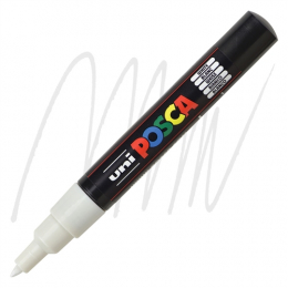 Marqueur PC1MC pointe extra-fine 0,7-1 mm Blanc POSCA