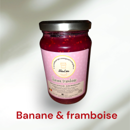 Tealou - confiture banane framboise