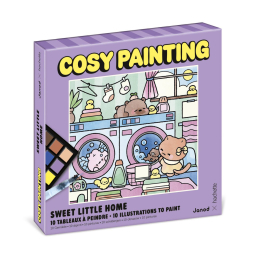 Cosy Painting Sweet Little Home - kit peinture aquarelle - Janod