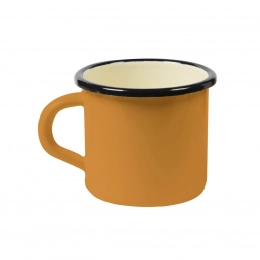 Tasse Mug émaillée jaune