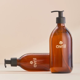 Flacon rechargeable en verre ambré 250 ml à l'unité – Avril