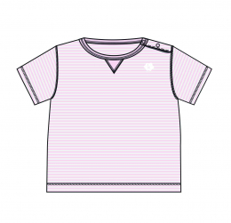 T-shirt Palm bach water pink - Koeka