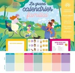 Le grand calendrier familial Edition 2026-2027   Lilidoll