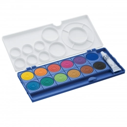 Palette LAMY Boîte de 12 pastilles de peinture aquaplus - bleu