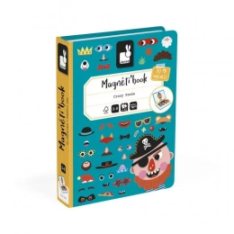 Magnéti'book Crazy Faces garçon 70 magnets Janod