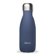 Bouteille Isotherme - 250ml - Granite Bleu - Qwetch