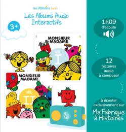 Les albums audio interactifs Monsieur Madame 3+ Lunii