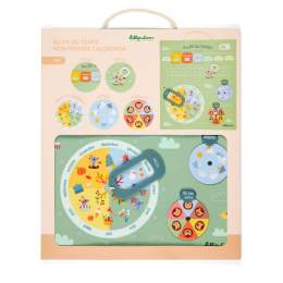 Calendrier enfant en tissu "Au fil du temps" - Français Lilliputiens