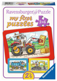 Puzzle 3x6 tracteur Ravensburger